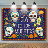 Lofaris Floral Mexican Fiesta Backdrop For Customs